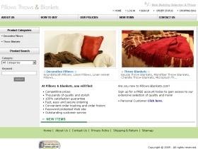 Pillows, Throws, Blankets and More